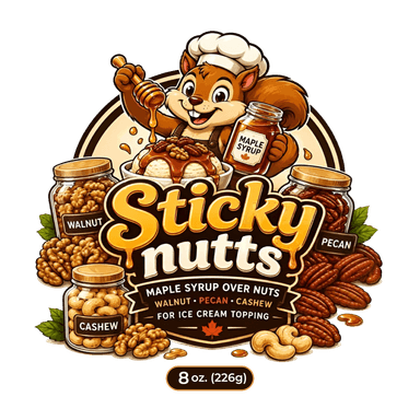 Sticky Nutts Logo